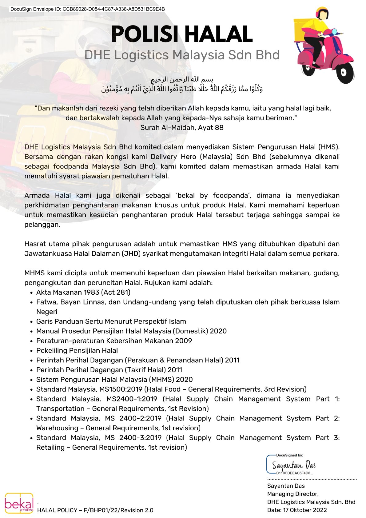 Halal Polisi Pandariders